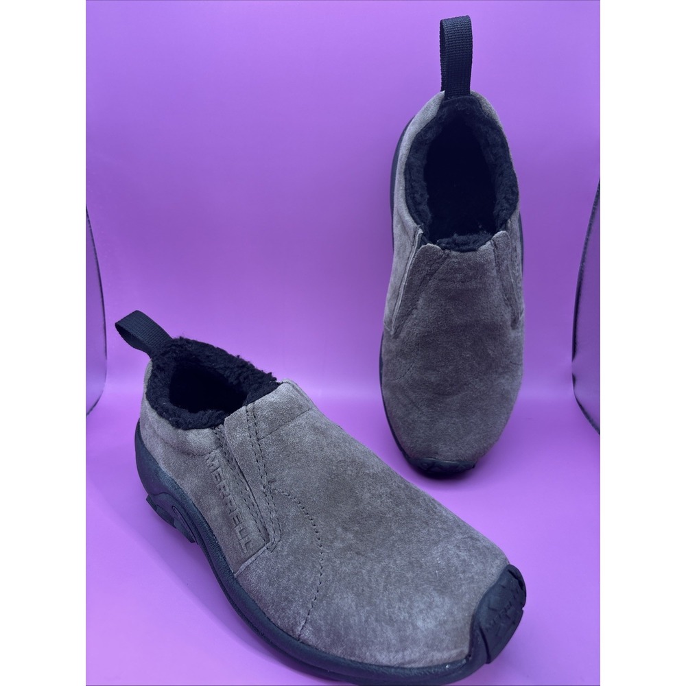 Merrell Womens Jungle Moc Slip On Brown Suede Hiking Shoes Size 5.5. - Picture 1 of 6